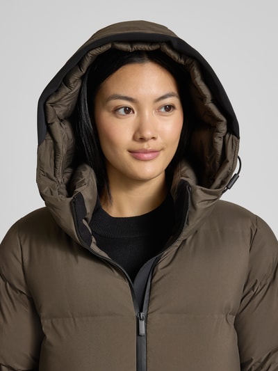 khujo Steppmantel mit Label-Patch Modell 'Larea' Oliv 3