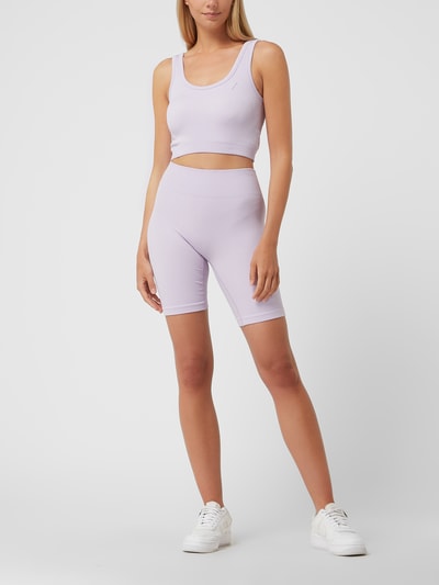 Guess Activewear Szorty z prążkowaną fakturą — antybakteryjne Fioletowy 1