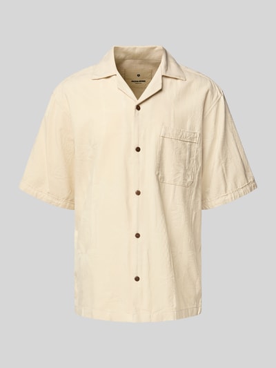 Jack & Jones Premium Vrijetijdsoverhemd met reverskraag, model 'LUKE' Lichtgrijs - 2