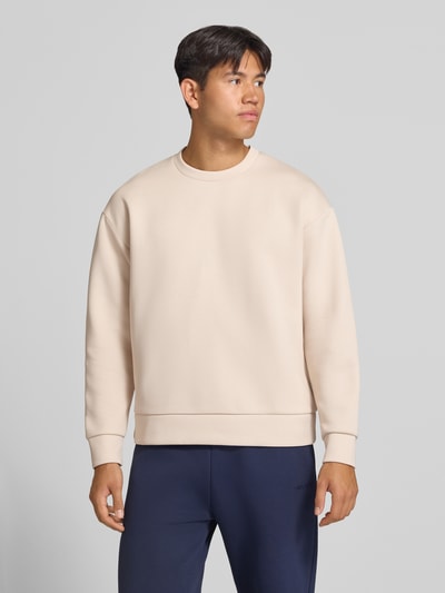 JACK & JONES Regular Fit Sweatshirt mit Baumwoll-Anteil Offwhite 4