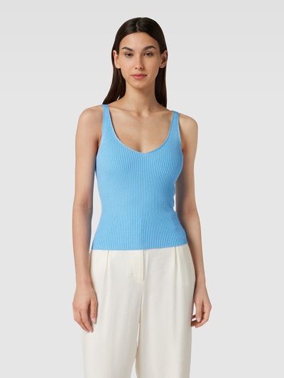 Cicy Bell Damen Tank Top Sexy Tiefer U-Ausschnitt Tops Sommer Slim Fit