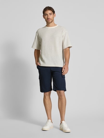 Tom Tailor Regular Fit Cargoshorts aus reiner Baumwolle
 Marine 1