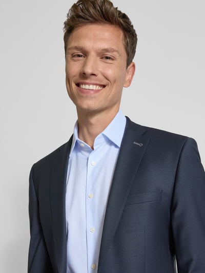 Christian Berg Men Regular fit zakelijk overhemd met knoopsluiting Bleu - 3