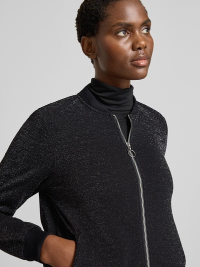VERO MODA Regular Fit Bomberjacke mit College-Kragen Modell 'BERLIN' Black 3