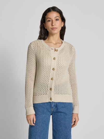 DKNY Cardigan mit durchgehender Knopfleiste Sand 4