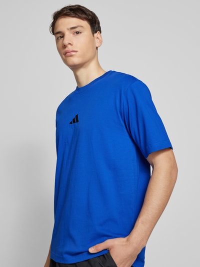 ADIDAS SPORTSWEAR T-Shirt mit Logo-Stitching Royal 3