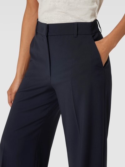 Weekend Max Mara Broek met persplooien, model 'VISIVO' Marineblauw - 3