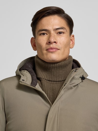 Matinique Regular fit parka met capuchon, model 'Madeston' Middenbruin - 3