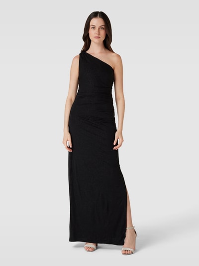 Jake*s Cocktail Abendkleid mit Glitzer-Optik Black 4