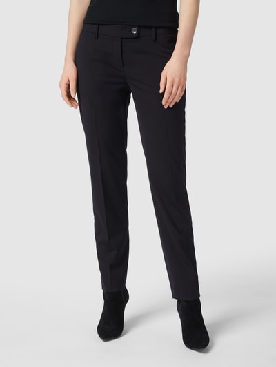 Windsor Stoffhose mit Bügelfalten Black 4