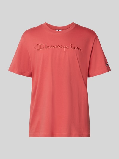 CHAMPION T-shirt met labelstitching, model 'ICONS' Rood - 2