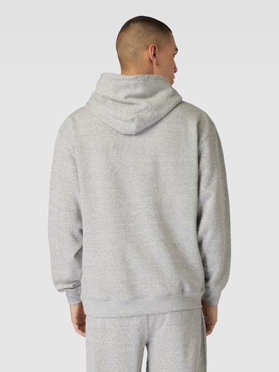 BOSS Hoodie mit Label-Stitching Modell 'Cozy' Mittelgrau Melange 5