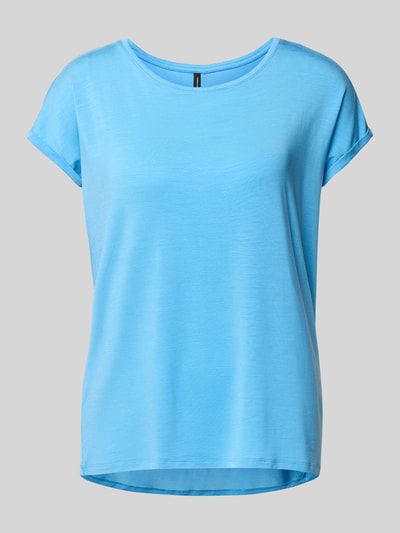 Vero Moda Loose Fit T-Shirt aus Lyocell-Mix Modell 'AVA' Blau 2
