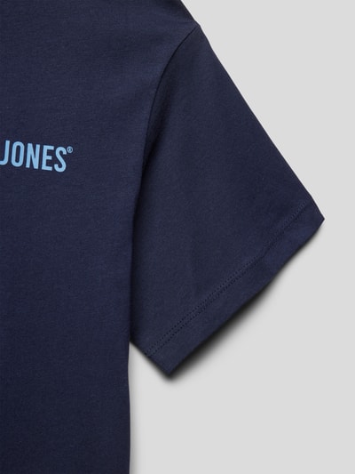 Jack & Jones T-shirt z nadrukiem z logo Granatowy 2