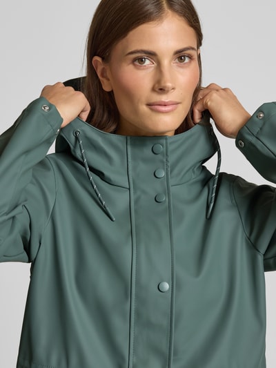 Vero Moda Regular fit functioneel jack met tunnelkoord in de taille, model 'MALOU'  Rietgroen - 3