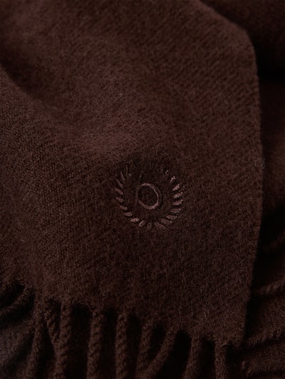 bugatti Szal wełniany z frędzlami Ciemnobrązowy 2