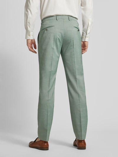 JOOP! Collection Slim fit pantalon met persplooien, model 'Blayr' Lindegroen - 5