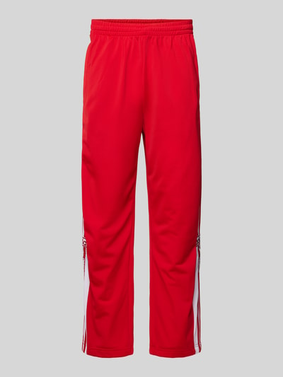 adidas Originals Sweatpants mit elastischem Bund Dunkelrot 1