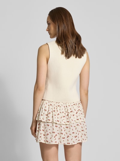 Review Stricktop mit Vorderseite zum Binden Offwhite 5