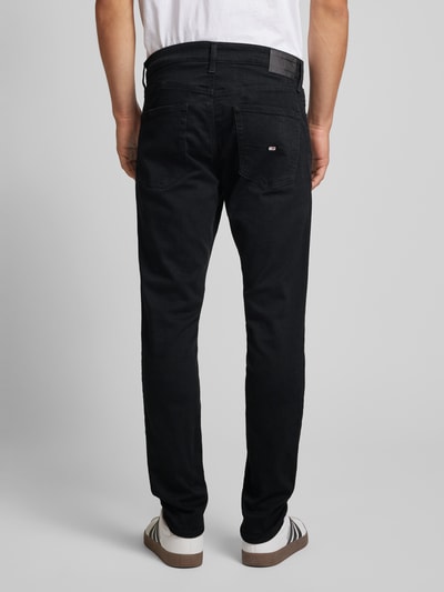 Tommy Jeans Slim fit jeans in 5-pocketmodel, model 'AUSTIN' Zwart - 5