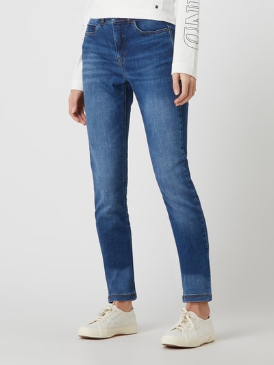 MAC Skinny Fit Jeans mit Lyocell-Anteil  Blau 4
