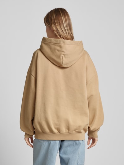 Pegador Oversized hoodie met labelprint Zand - 5