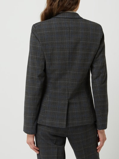 Esprit Collection Blazer met glencheck  Antraciet - 5