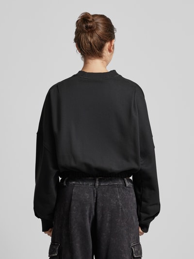 adidas Originals Cropped Sweatshirt mit Rundhalsausschnitt Black 5