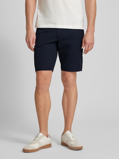 Gant Relaxed Fit Shorts mit Gürtelfalten Marine 4