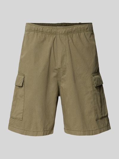 REVIEW Cargoshorts mit elastischem Bund Oliv 2