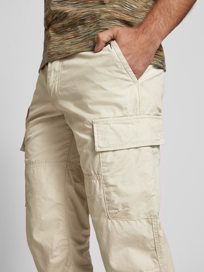 camel active Regular Fit Caprihose mit Cargotaschen Beige 3