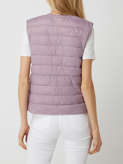 Montego Lichte bodywarmer met opstaande kraag  Mauve - 5