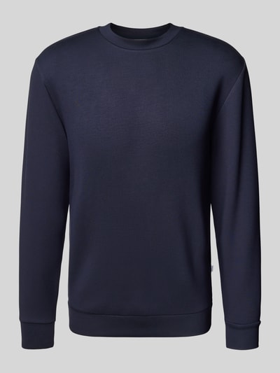 SELECTED HOMME Regular Fit Langarmshirt aus Viskose-Mix Modell 'EMANUEL' Marine 2