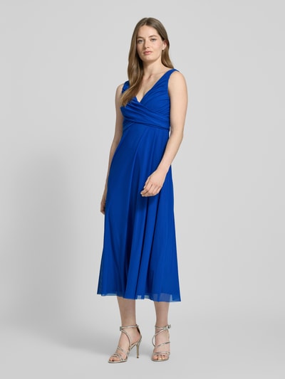 Christian Berg Cocktail Cocktailkleid mit V-Ausschnitt Royal 1