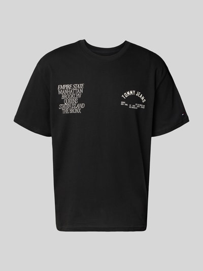 Tommy Jeans Regular fit T-shirt van puur katoen Zwart - 2