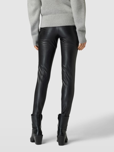 Guess Legging in leerlook, model 'NEW PRISCILLA' Zwart - 4