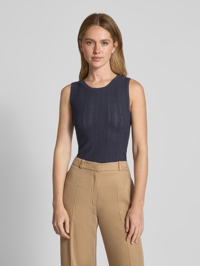 comma Tanktop in Strick-Optik Marine 4