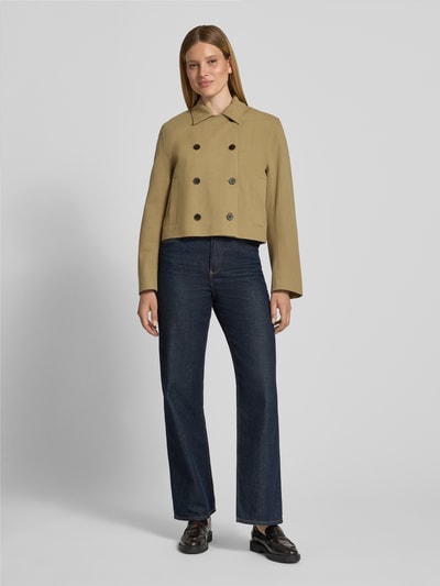 Samsøe Samsøe Cocktailkleid mit Stehkragen Marine 1