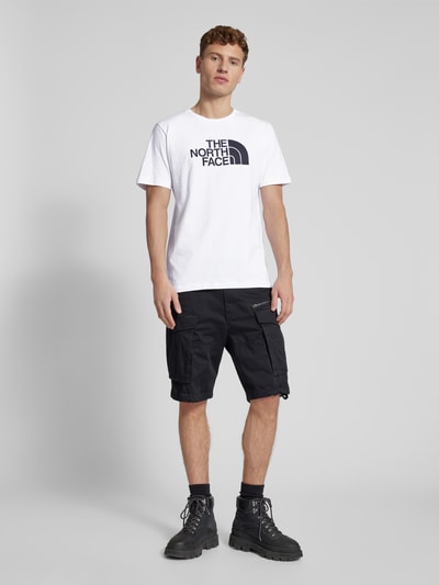 The North Face T-Shirt mit Label-Print Modell 'EASY' Weiss 1