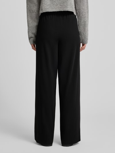 MAC Wide Fit Stoffhose mit teilelastischem Bund Modell 'Coraline' BLACK 5