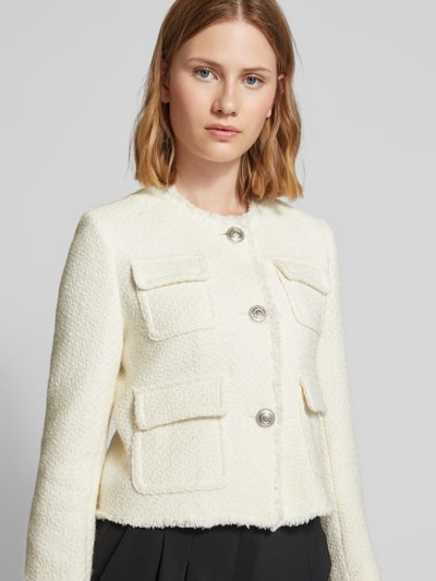 Mango Blazer mit aufgesetzten Pattentaschen Modell 'WINTOUR' Offwhite 3