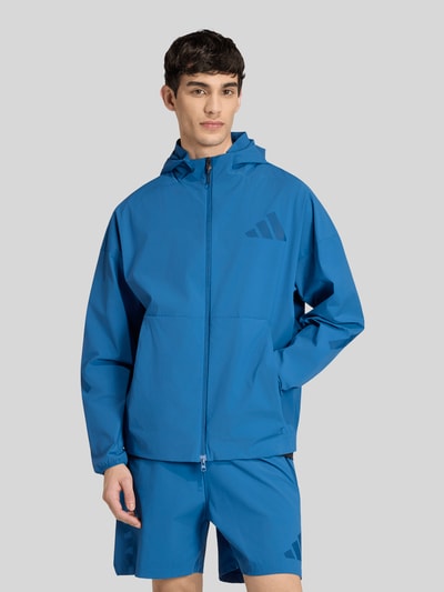 adidas Sportswear Trainingsjacke mit Logo Print Modell 'Z.N.E. WOVEN ORIGINALS' Blau 4