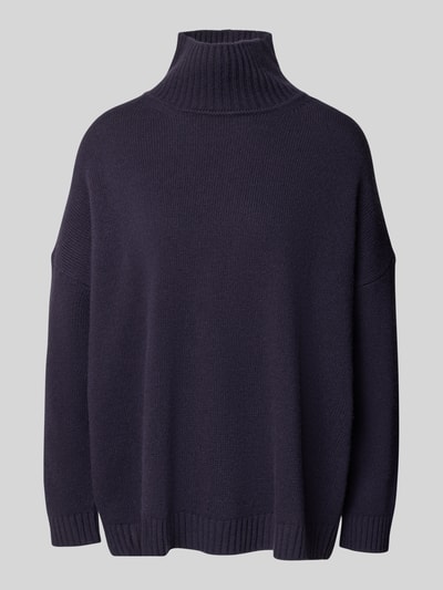 Weekend Max Mara Oversized Rollkragenpullover aus reiner Schurwolle Modell 'BORGIA' Marine 2