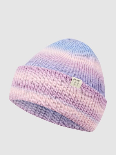 Barts Beanie mit Allover-Muster Lila Melange 1