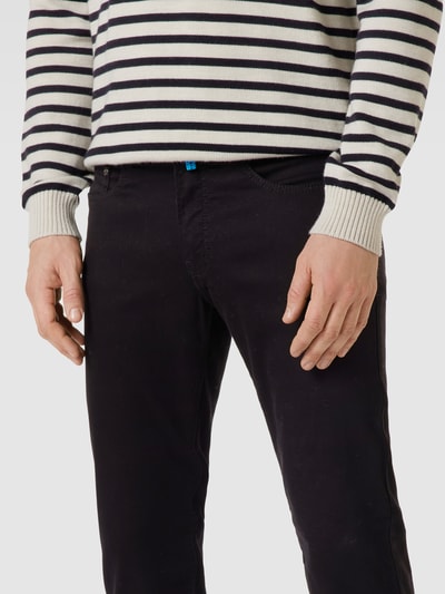 Pierre Cardin Jeansy o kroju tapered fit z naszywką z logo ‘Lyon’ Czarny 3