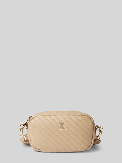 Tommy Hilfiger Umhängetasche mit Strukturmuster Modell 'POPPY REFORM' Beige 2