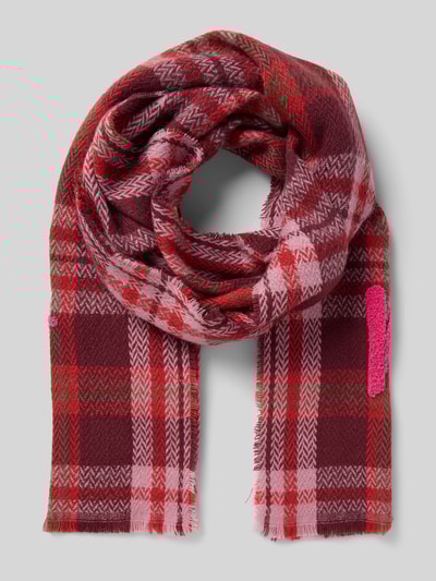 Codello Schal mit Ausfransungen Rot 1