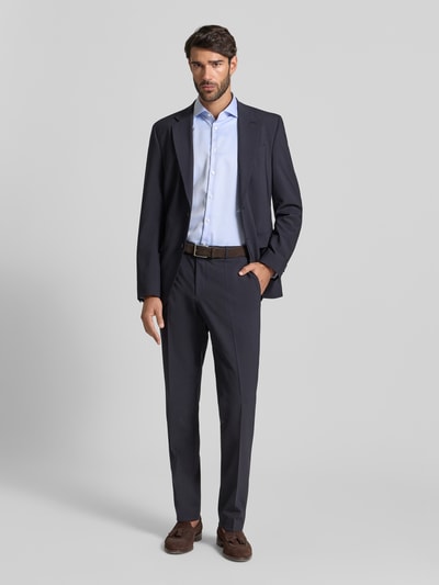 Jake*s Regular fit zakelijk overhemd met haaikraag Bleu - 1