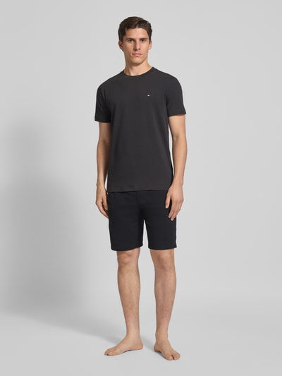 Tommy Hilfiger Regular Fit Lounge Shorts aus Baumwoll-Mix Black 1