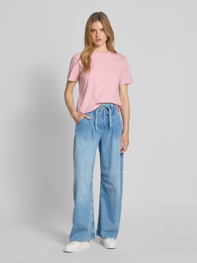 BOSS Orange Baggy Fit Jeans mit Bindegürtel Hellblau 1